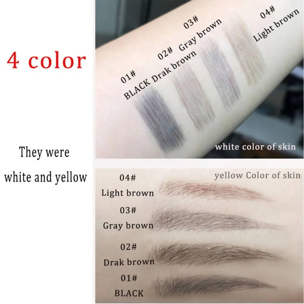 Long Lasting Sweatproof Waterproof Tattoo Ultra Thin Head Liquid Eyebrow Pencil Fine EyeLiner Pen