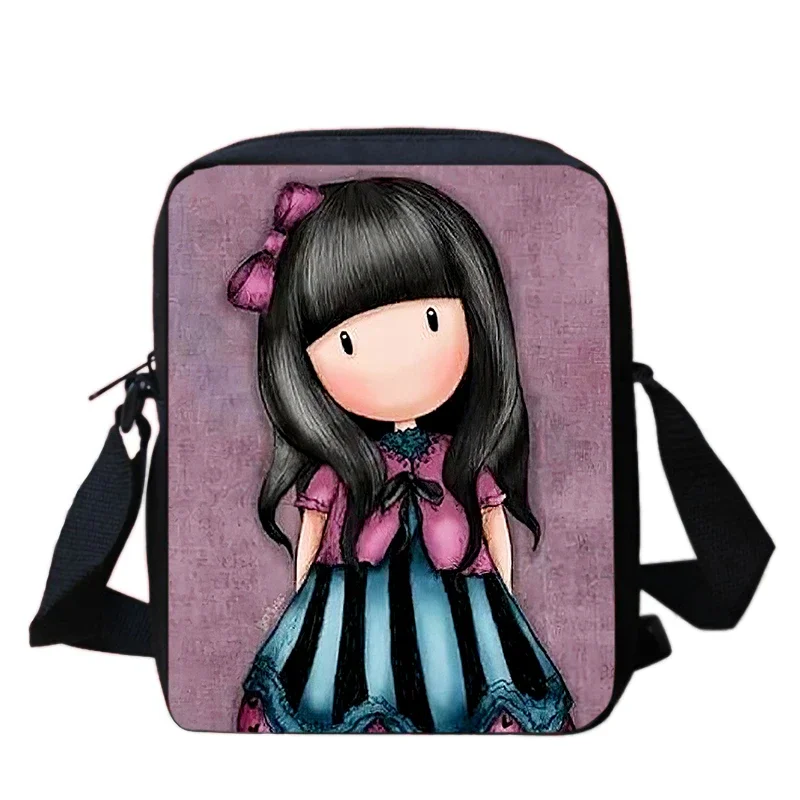 Cartoon gor-ju-ss sa-nto-ro Insulated crossbody Tote Bags For Travel Food Storage Bags Portable Thermal Cooler crossbody bags