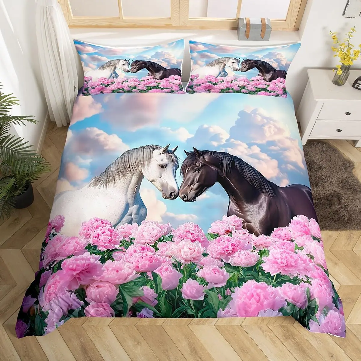juego-de-ropa-de-cama-con-estampado-floral-de-caballos-tamano-queen-twin-funda-de-edredon-con-diseno-de-caballos-galopantes-decoracion-de-animales-adorables-funda-de-edredon-para-ninas-y-adolescentes