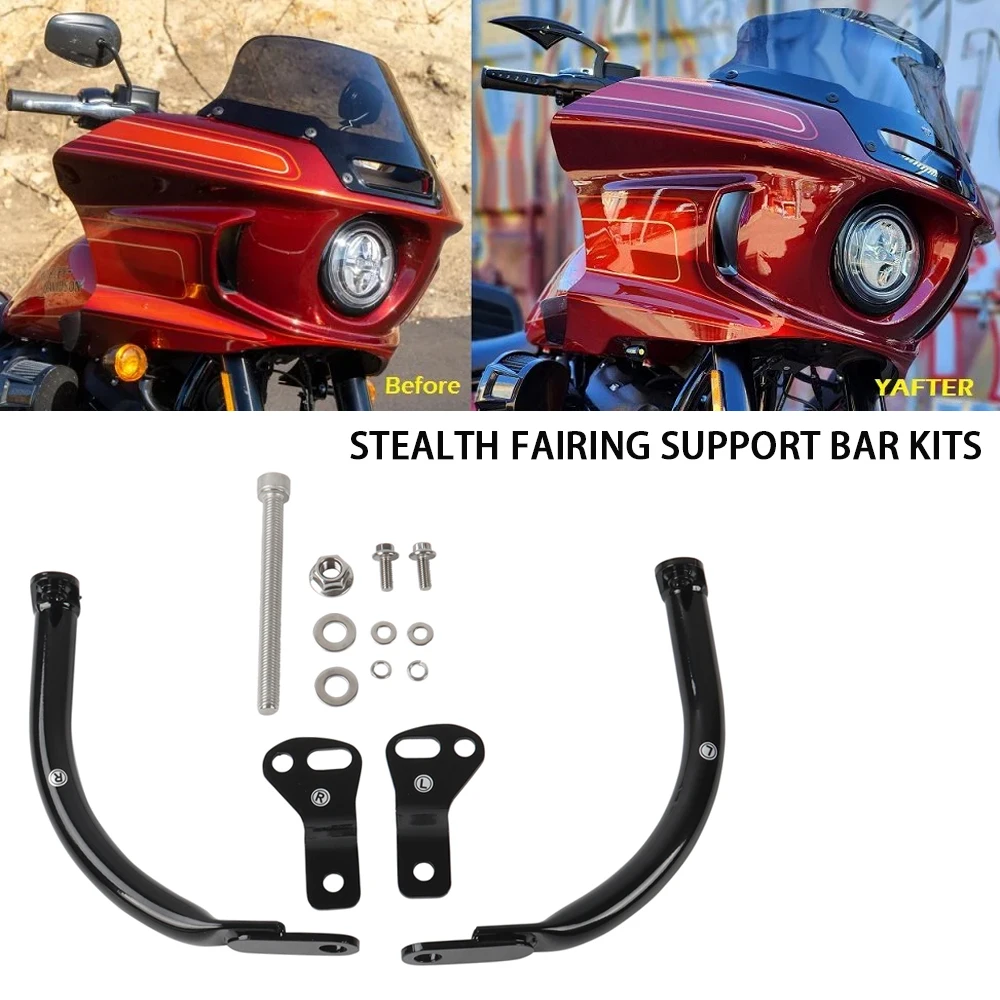

Для Harley Low Rider ST FXLRST FXRST 2022-2025 комплект крепления кронштейна для обтекателя, аксессуары для мотоциклов, кронштейн для обтекателя
