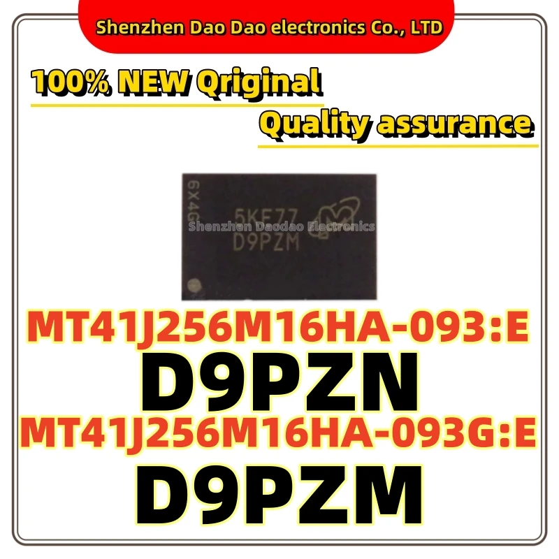 

MT41J256M16HA-093: E D9PZN MT41J256M16HA-093G: E D9PZM BGA-96 Memory chip New original