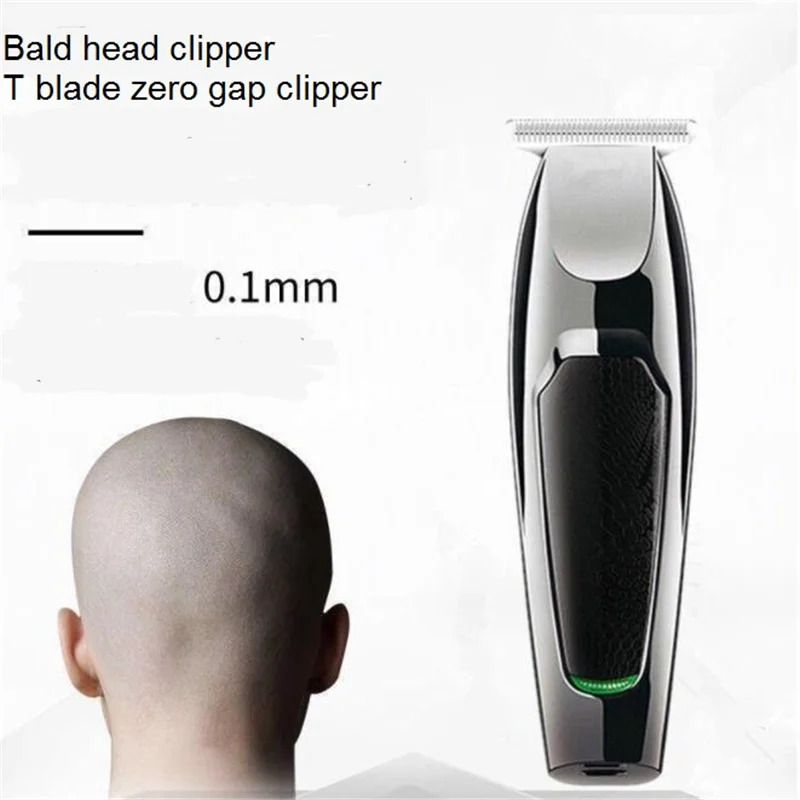 Electric Bald Head Clipper For Man 0.1mm Beard Style Razor Head Haircut Machine Moustache Fade Trimmer Zero Gap Precision Cutter