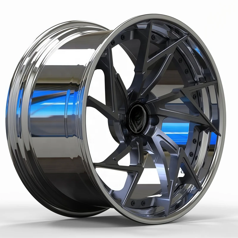 High Quality 2 Piece Custom Forged Alloy Deep Concave Car Wheel Hub 19/20 Inch PCD 5x112 5x120 5x114.3
