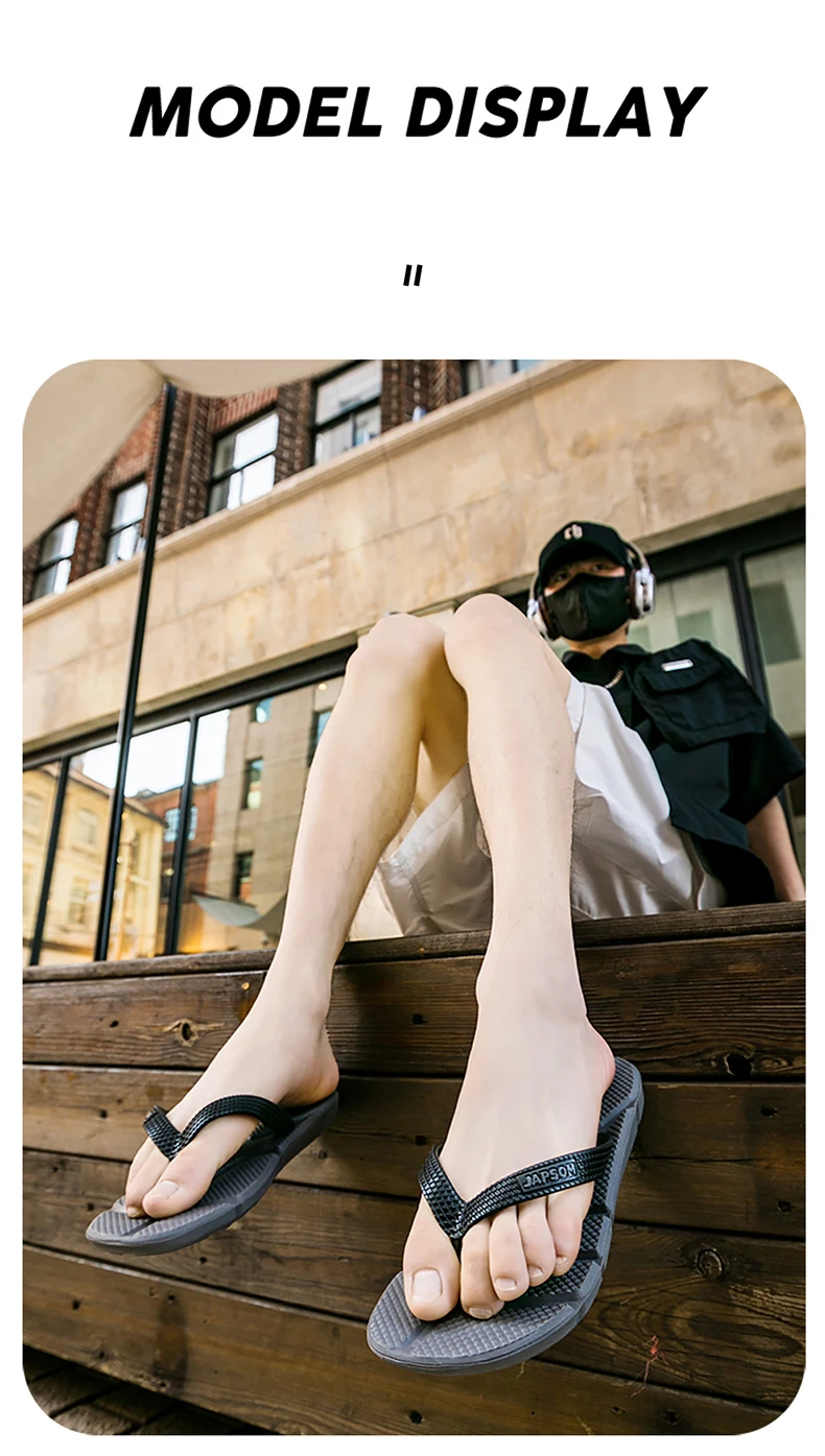 Mode Schwarz Massage Hausschuhe Männer Flip-Flops Verkauf Große Größe 50, Lässige Rutschen Männer Rutschfeste Strand Hausschuhe für Männer Chanclas Hombre – Detail 4