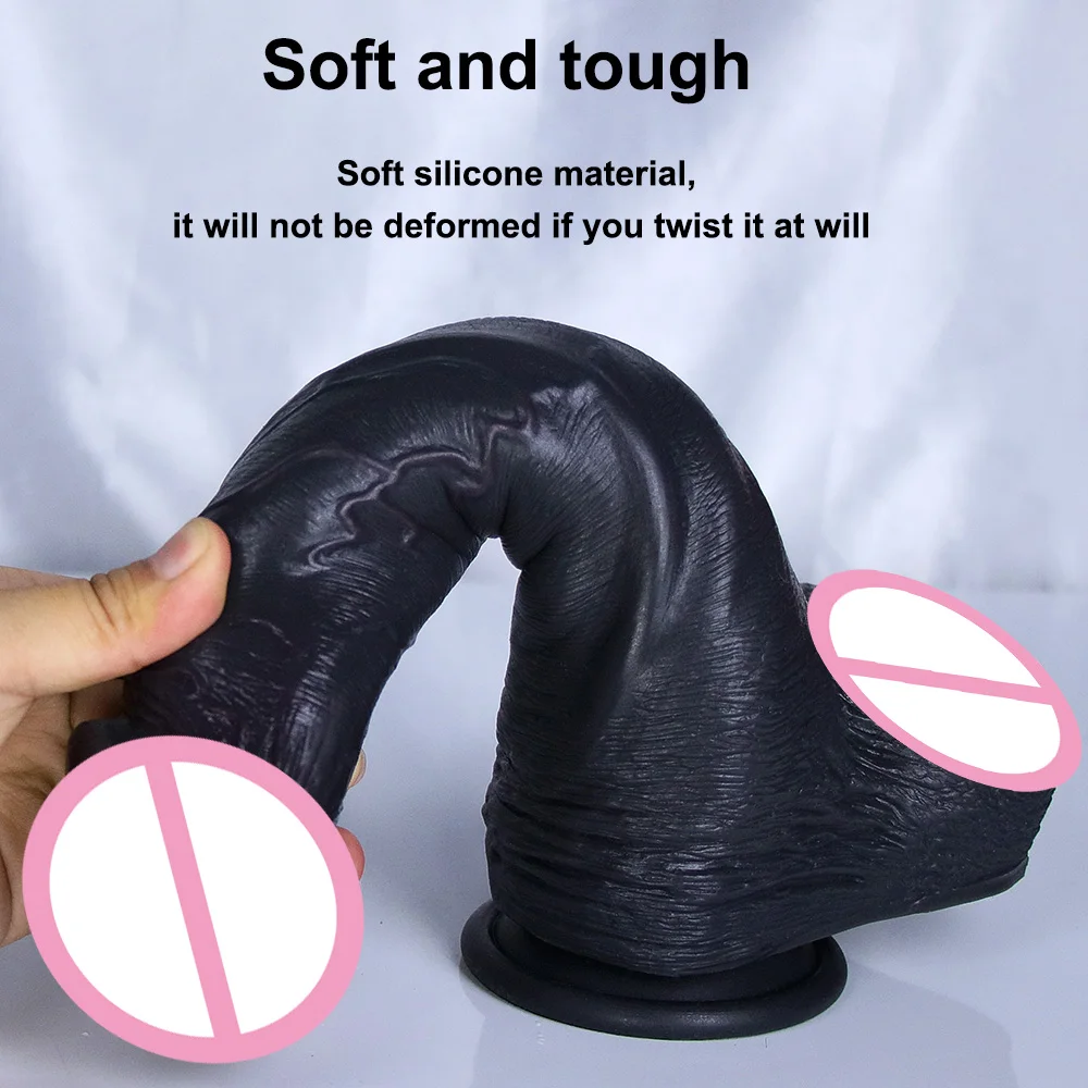 Skin Realistic Dildo Soft Sexy Penis G-spot Anus Female Masturbator Artificial Rubber Dick Sex Toys for Women Vaginal Massager