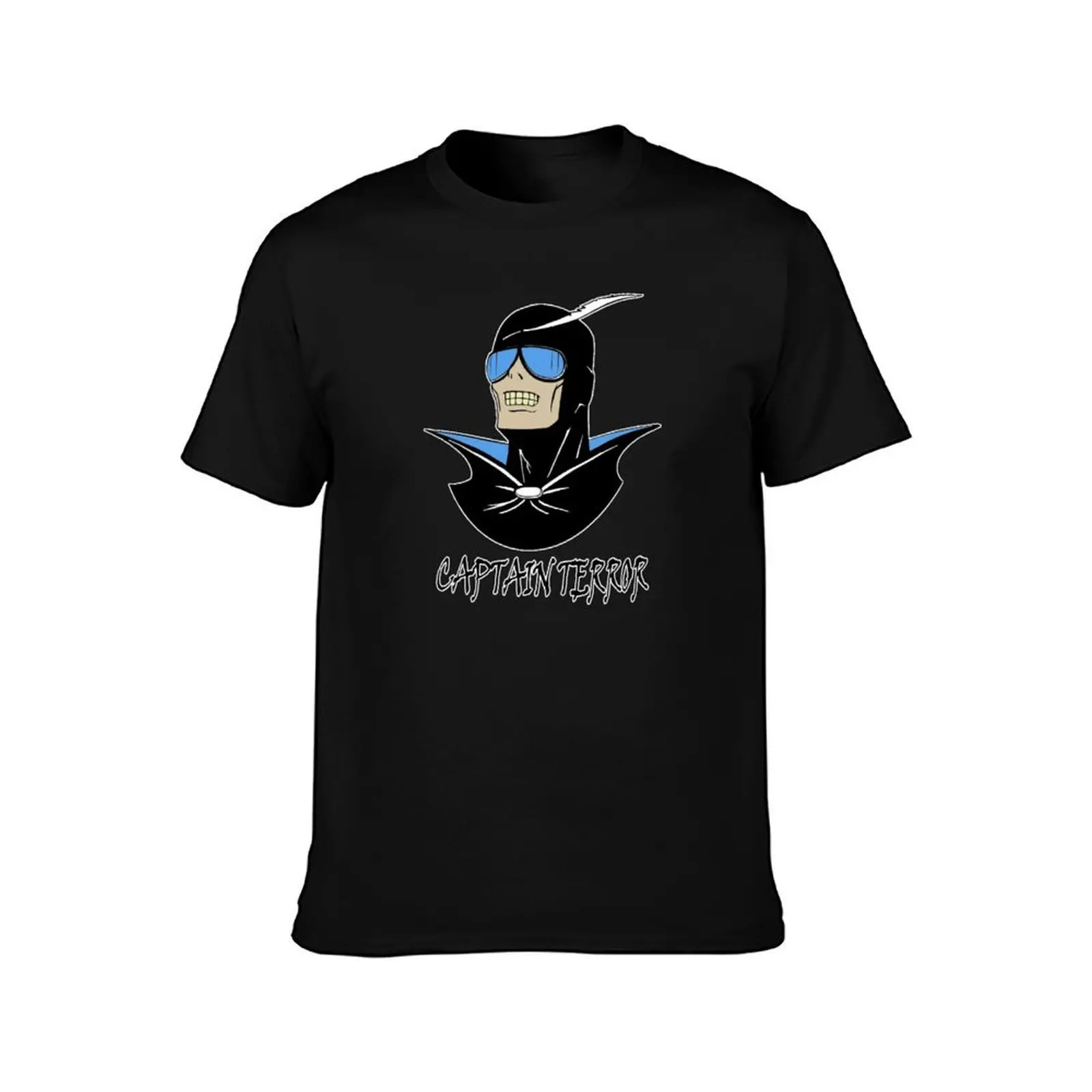 Captain Terror Speed Racer T-Shirt Summer Casual Cotton Tee Oversized Streetwear Tops Vintage Graphic Print Unisex Men Women