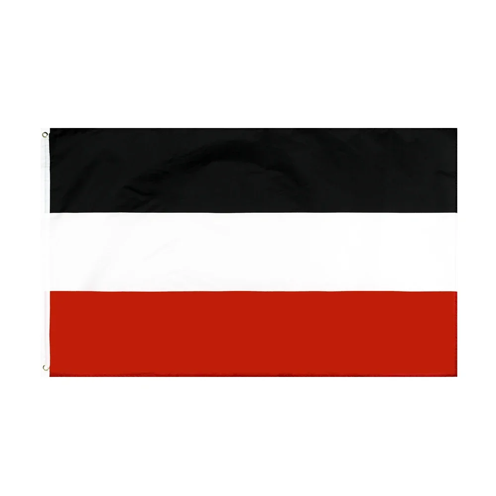 90*150cm Black White Red Merchant North German Confederation Flag For Decoration