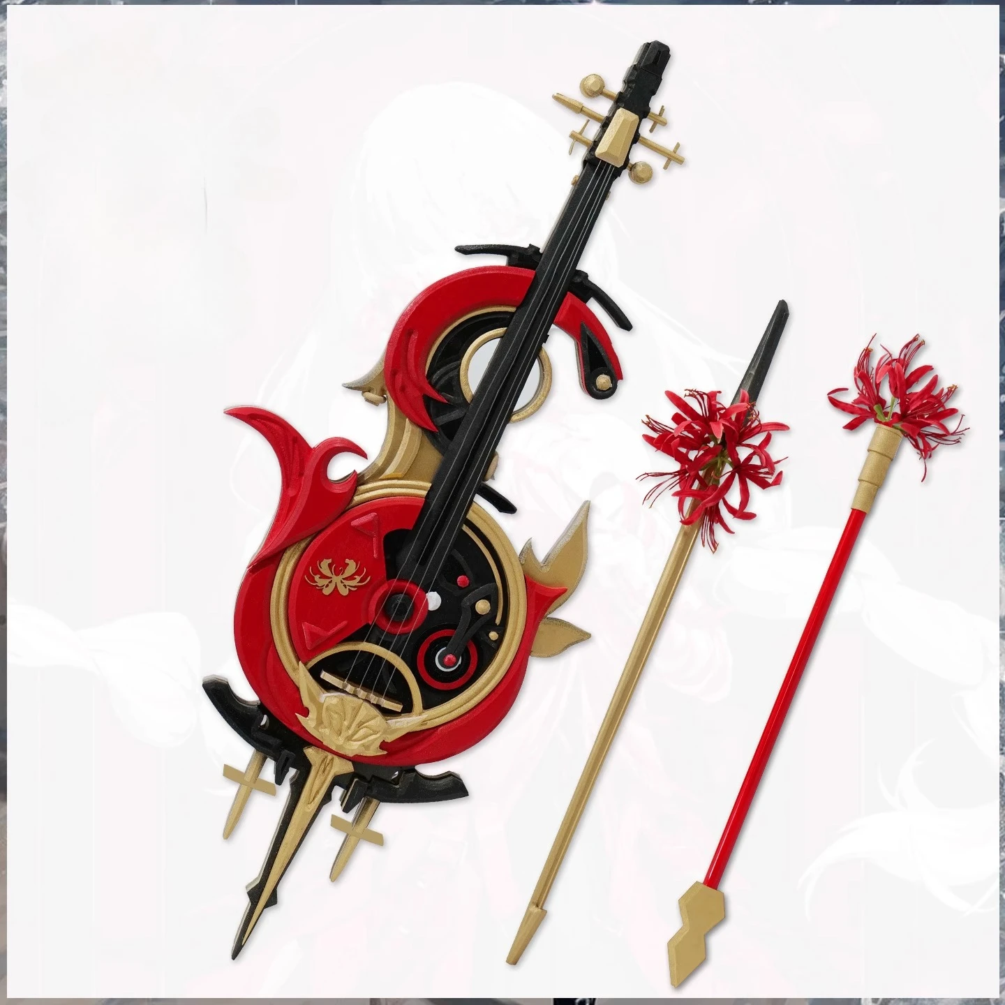 Wuthering Waves Phrolova Cosplay Prop Scepter Violin for Role-play