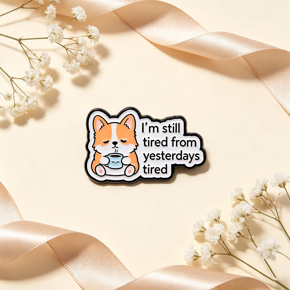 Virgin Mary Enamel Pin Book Quotes Badge On Backpack Lapel Pins Cat Brooches for Jackets Cosplay Accessories Gift