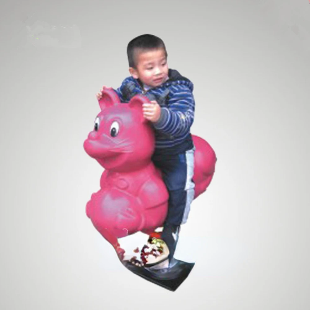 Material Spring Thickened Rocking Horse/Outdoor Community Children Cartoon The Hokey Pokey