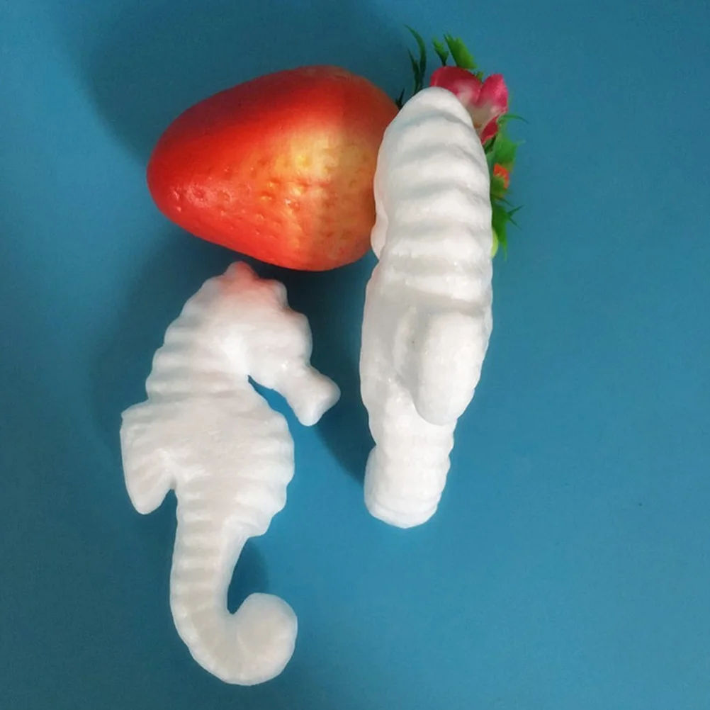 

10Pcs White 11Cm Sea Horse Craft Item for Painting DIY Educational Activity Kids Church Preschool Kindergarten Art Project