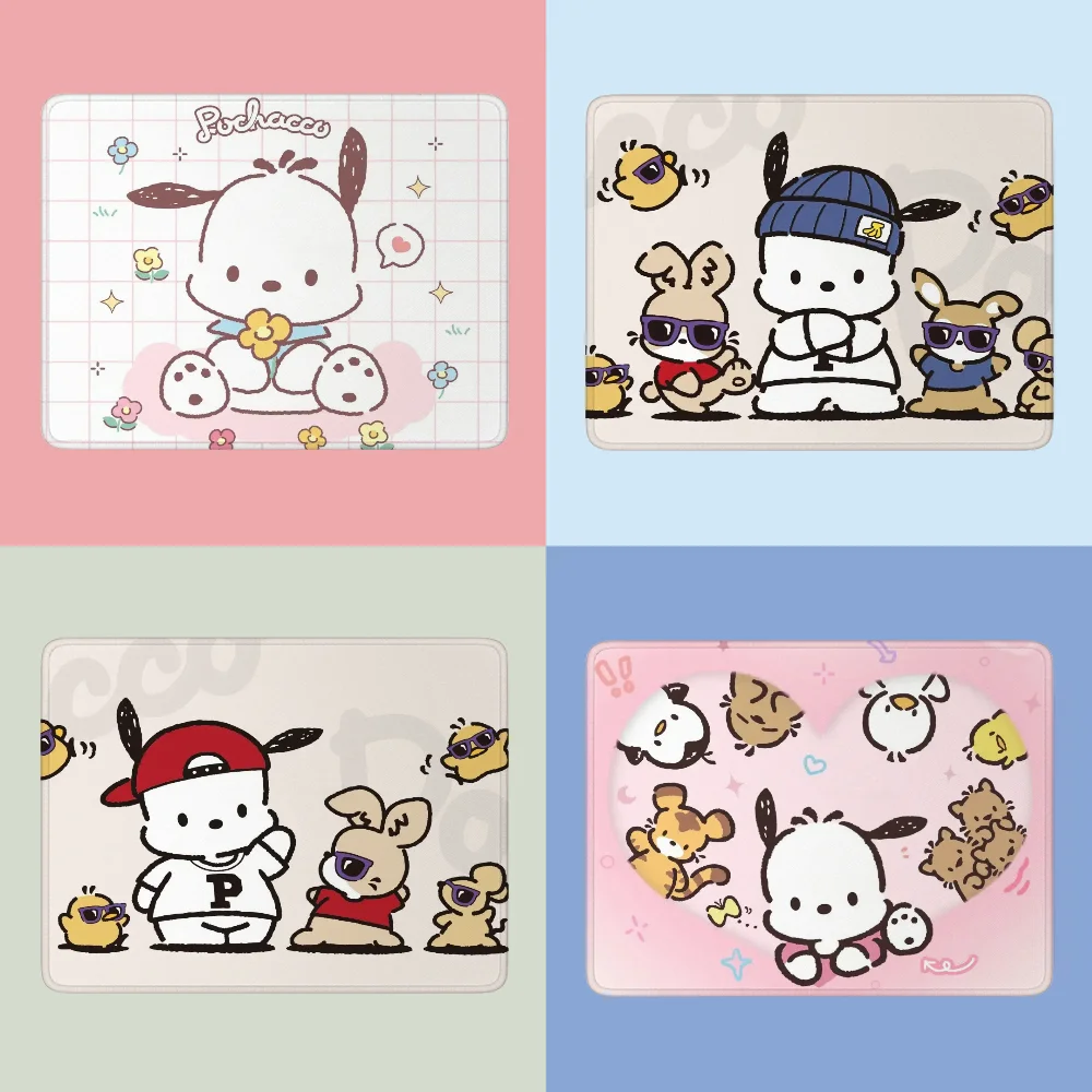 Kawaii Pochacco Sanrio Small Mausepad Pad Pc Gaming Pad Mouse Computer Mat Cute on the Table Mousepad Gamer Deskmat Mats Cabinet