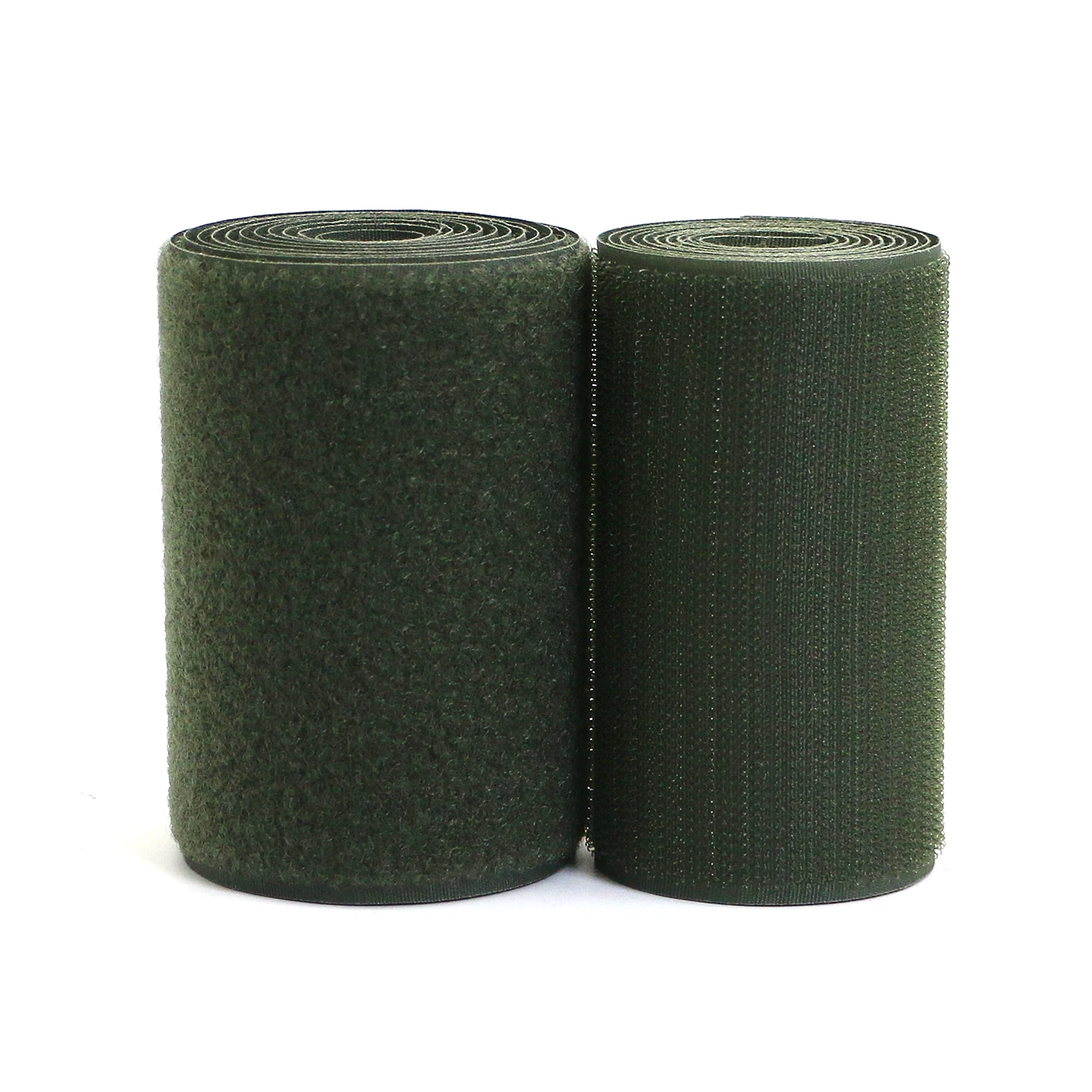 1Meter/pairs 100mm Olive Drab Non-adhesive Hook and Loop fastener Tape Sewing-on the hooks adhesive Magic tape DIY Green