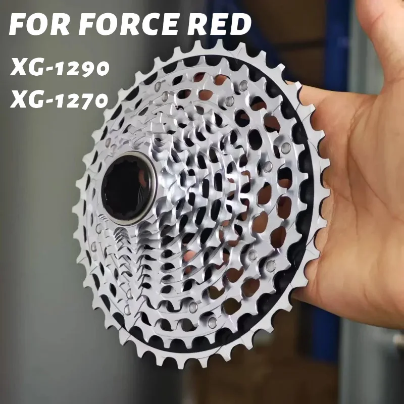 Xdr cassete de bicicleta de estrada ultraleve de 12 velocidades, para sram force red axs 12 velocidades Xg-1290 Xg-1270 roda dentada 12v cassete de estrada
