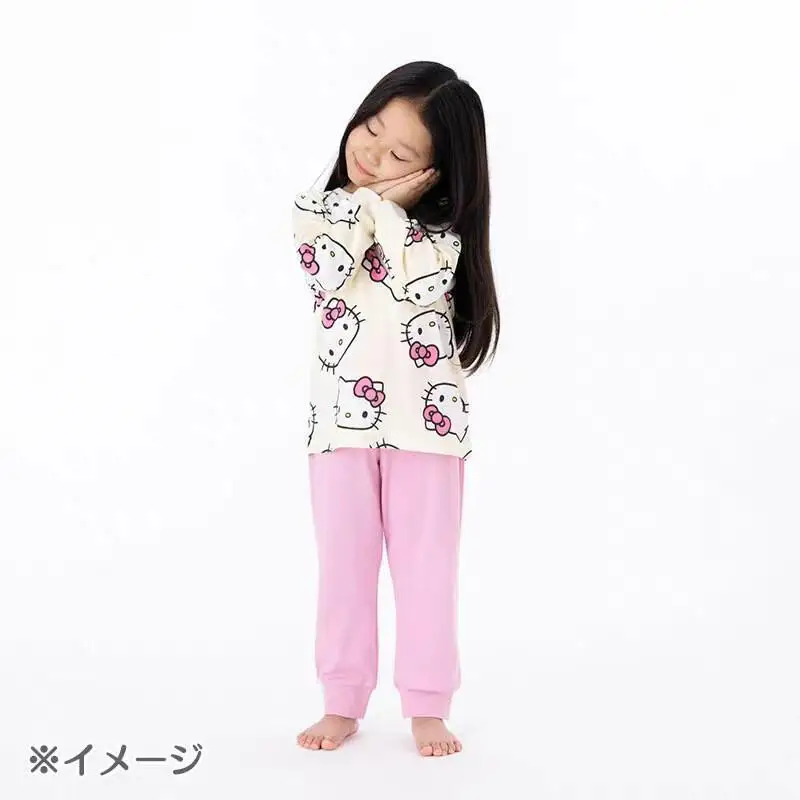 

Sanrio Kuromi My Melody Kids Pajamas Set Long Sleeve Long Pants Cartoon Homewear Cute Comfortable Casual Loungewear For Children