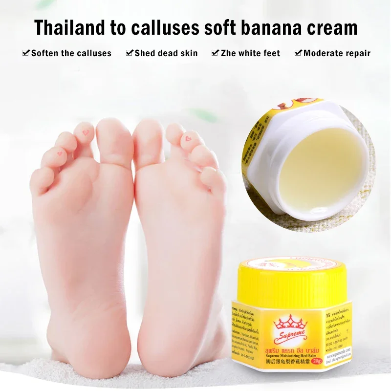 Anti-Drying Crack Foot Cream Heel Cracked Repair Cream Banana Oli Moisturizing Removal Dead Skin Hand Feet Smooth Care 각질제거