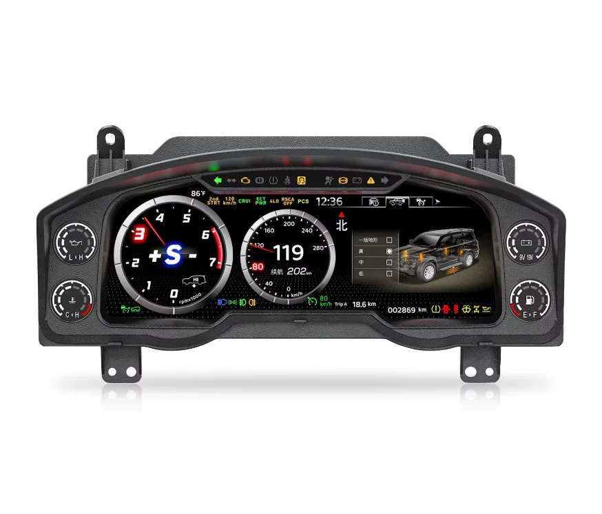 

Digital Dashboard Panel Virtual Instrument Cluster CockPit LCD Speedometer For Lexus Lx570 2016-2024