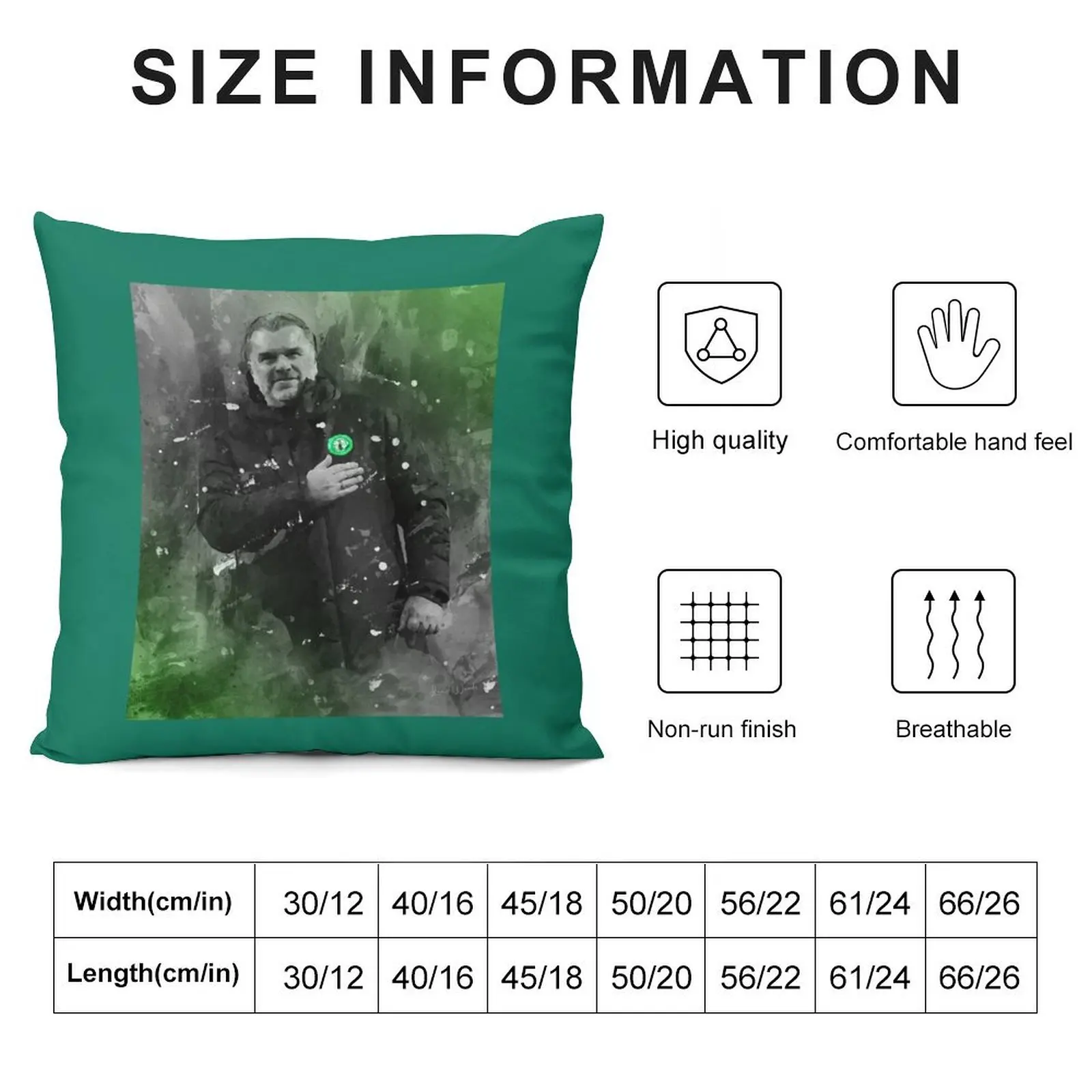 Ange Postecoglou Celtic Football Club Manager Art Throw Pillow Sofa Cushions Cushions Bed pillowcases Pillowcase Cushion pillow