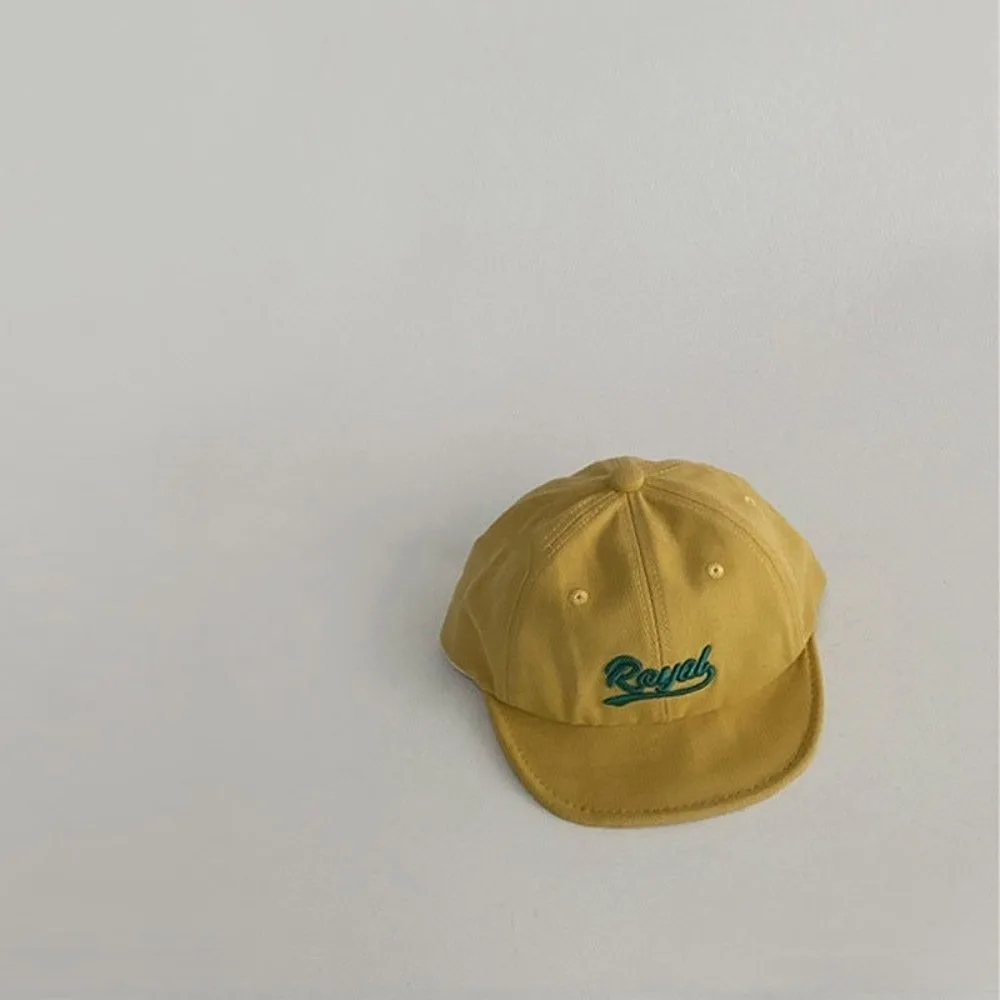 

Новая бейсболка с короткими полями и вышивкой букв, легкая фуражка, шляпа от солнца для ребенка