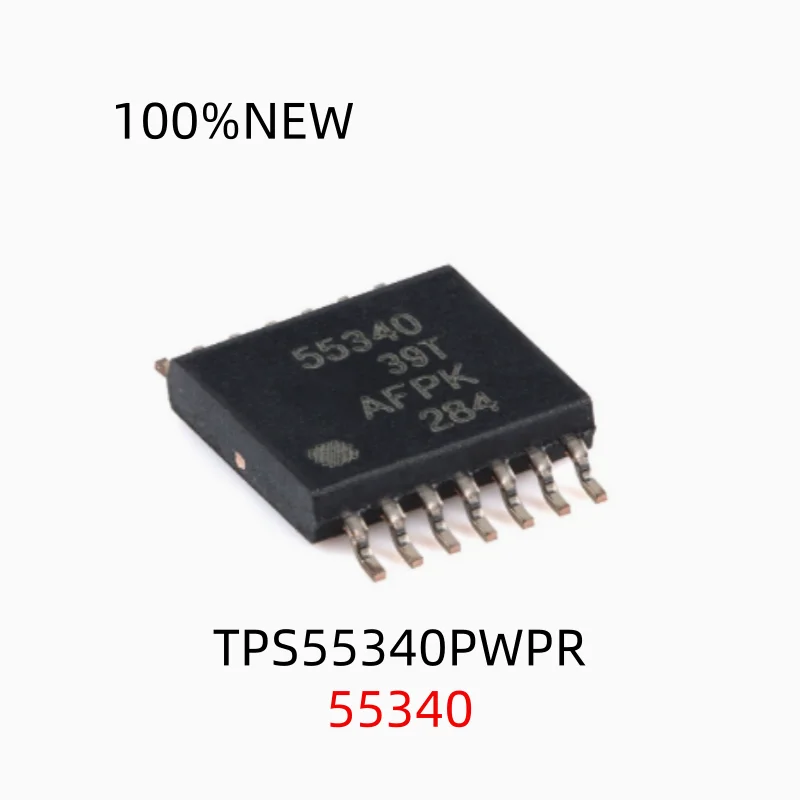 (5 Pieces) 100% New Tps55340Pwpr Tps55340 Silk Screen 55340 Package Htssop-14 Dc-Dc Boost Type Power Chip