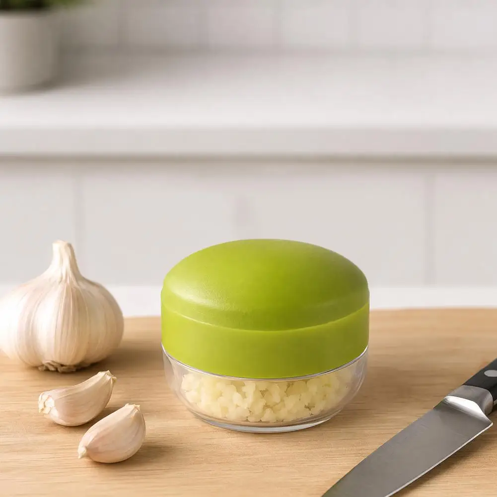 Easy Press Garlic Tool Garlic Press Chopper with Stainless Steel Blade Garlic Crusher Mincer Kitchen Food Prep Cutter
