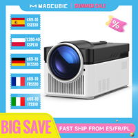 Magcubic Ultra Short Throw HY450 Projector With Auto Offset 1080P 8K Electronic Focus 900 ANSI WiFi6 BT5.4 Allwinner H716 Voice