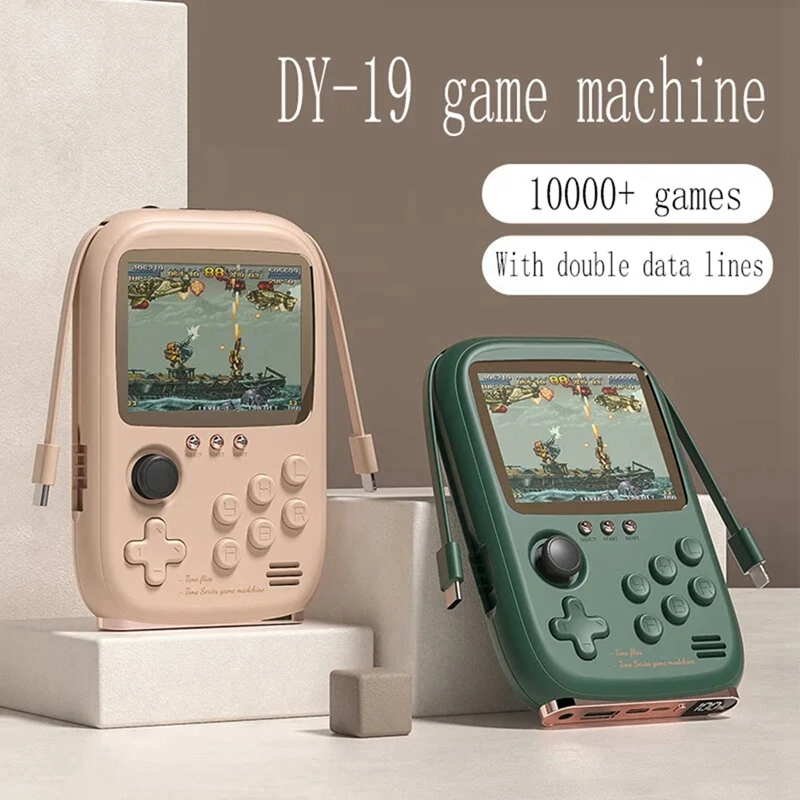 Dy-19 Handheld Game Console 10000+Games 3.2Inch Screen Retro Nostalgic Arcade Portable Mobile Power 6000Mah