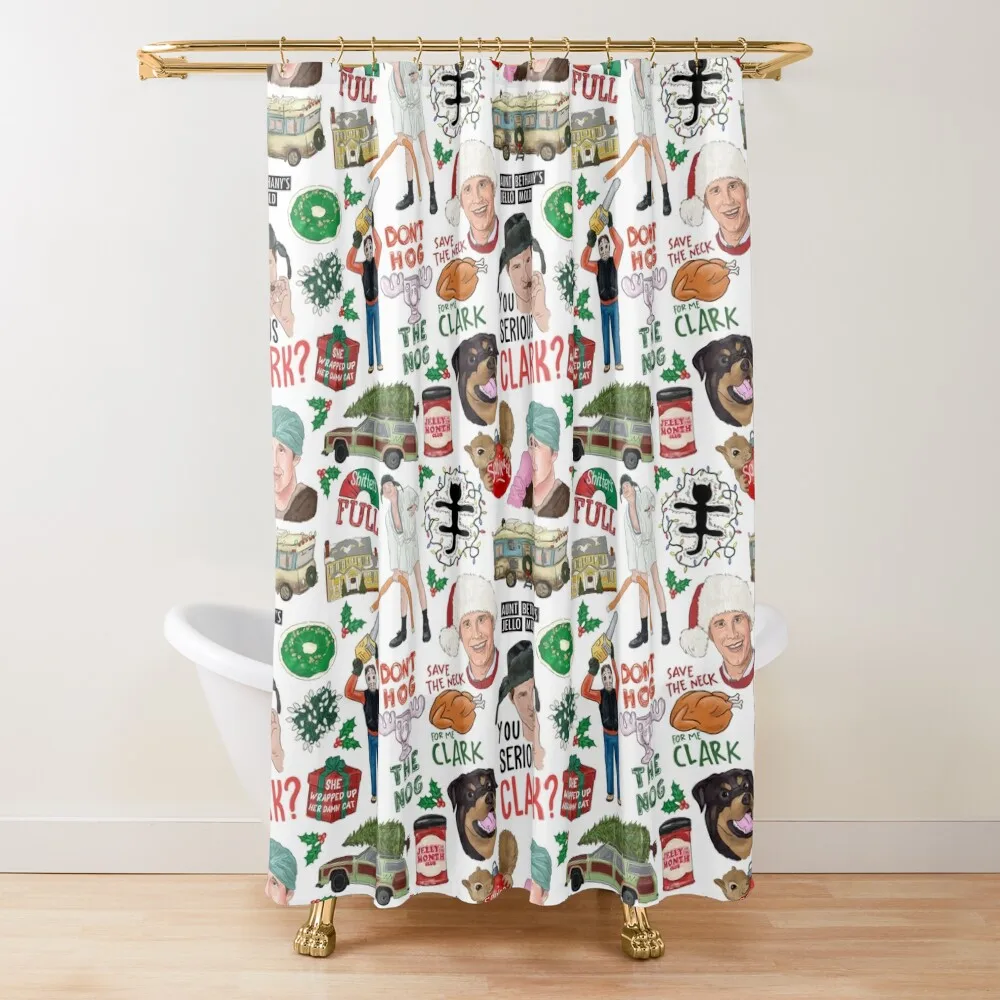

Family Tradition Shower Curtain Window Anime Shower Toilet Accessories Bathroom Curtain