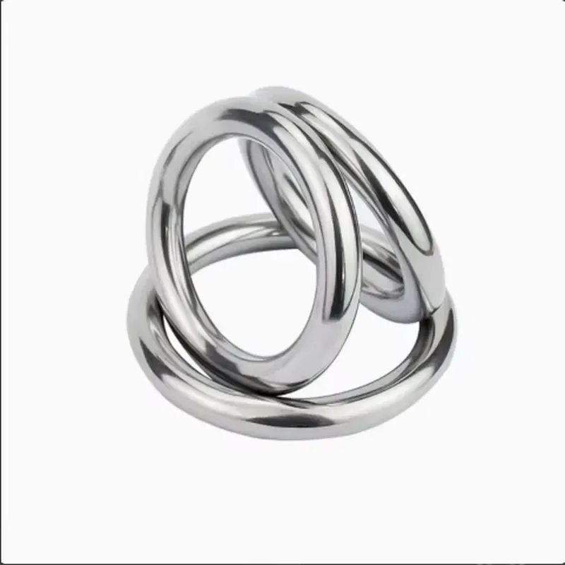 304 Stainless Steel Seamless Solid O-Ring / Lifting Ring