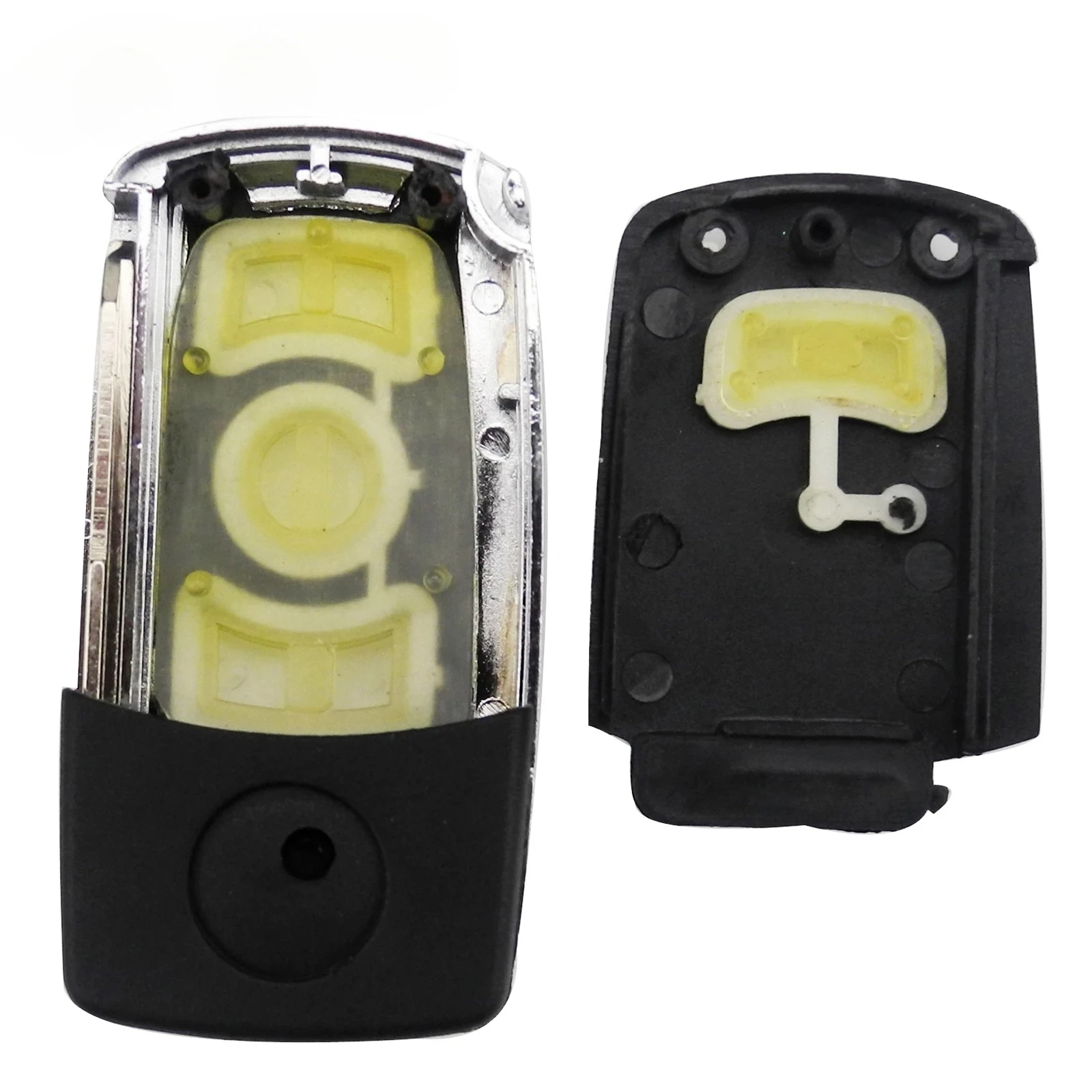 Casing Kunci Mobil Lipat Modifikasi 3/4 Tombol untuk Kia Hyundai Elantra Sonata Genesis Santa Fe Accent Coupe Tucson
