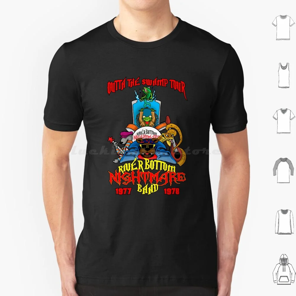 Rívérbóttom Nightmare Band Tour Classic Guys Unisex Tee Graphic Retro Best Cute Mens T Shirt 6xl Cotton Cool Tee Rívérbóttom