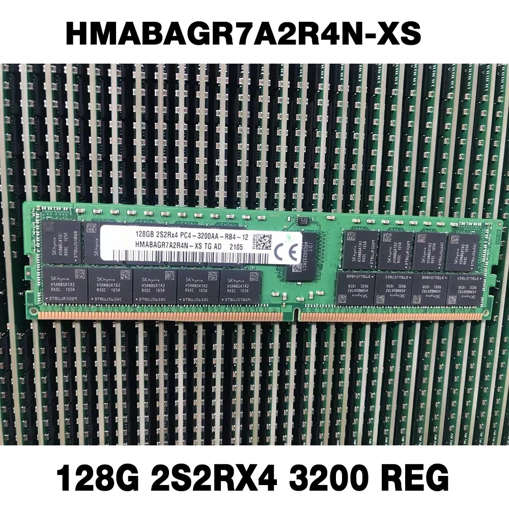 1 قطعة HMABAGR7A2R4N-XS لذاكرة خادم SKhynix 128G 2S2RX4 3200 REG