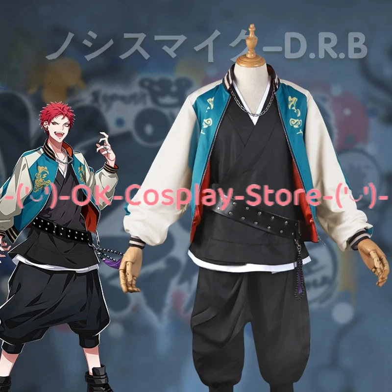 

Division Rap Battle Cosplay DRB Hypnosis Mic Kuko Harai Evil Monk Cosplay Costume Jacket Pant Suit Halloween Uniform Custom Made