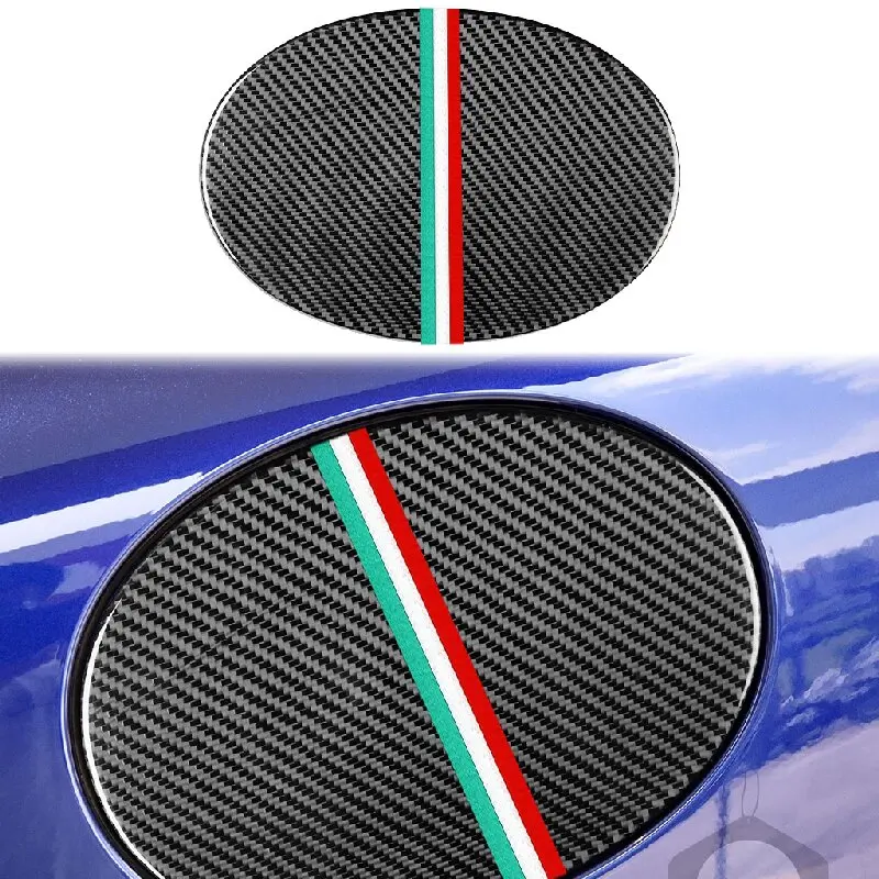 

Carbon Fiber Exterior Fuel Tank Cap Trim for Alfa Romeo Giulia 2017-2021