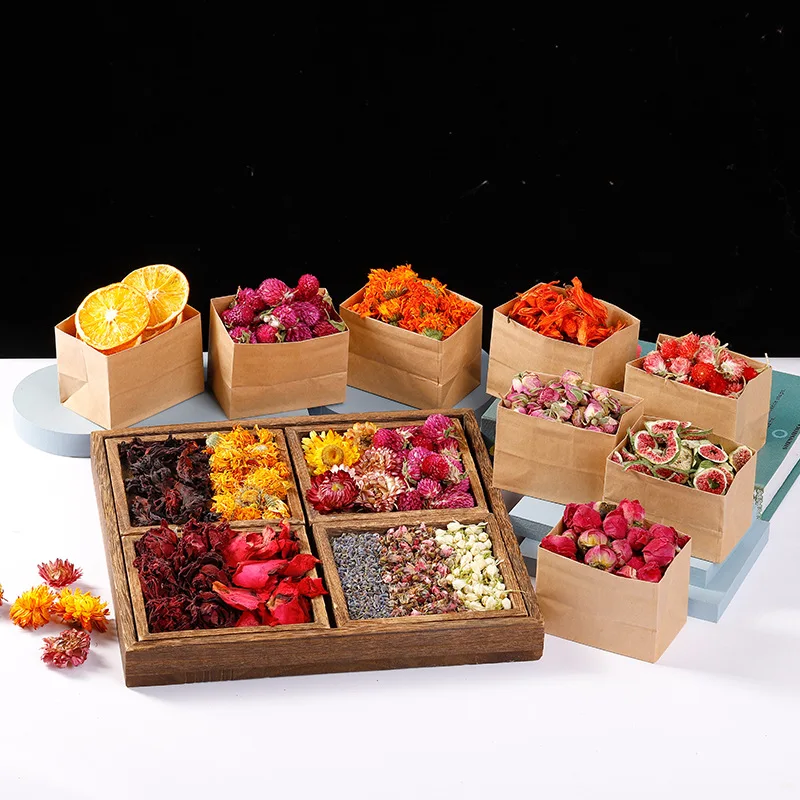 زهرة جافة طبيعية ممتازة لصنع الصابون والشموع بنفسك | الورد/الفراشة الأوركيد/البابونج/اللافندر/الياسمين | ديكور منزلي للزفاف #3