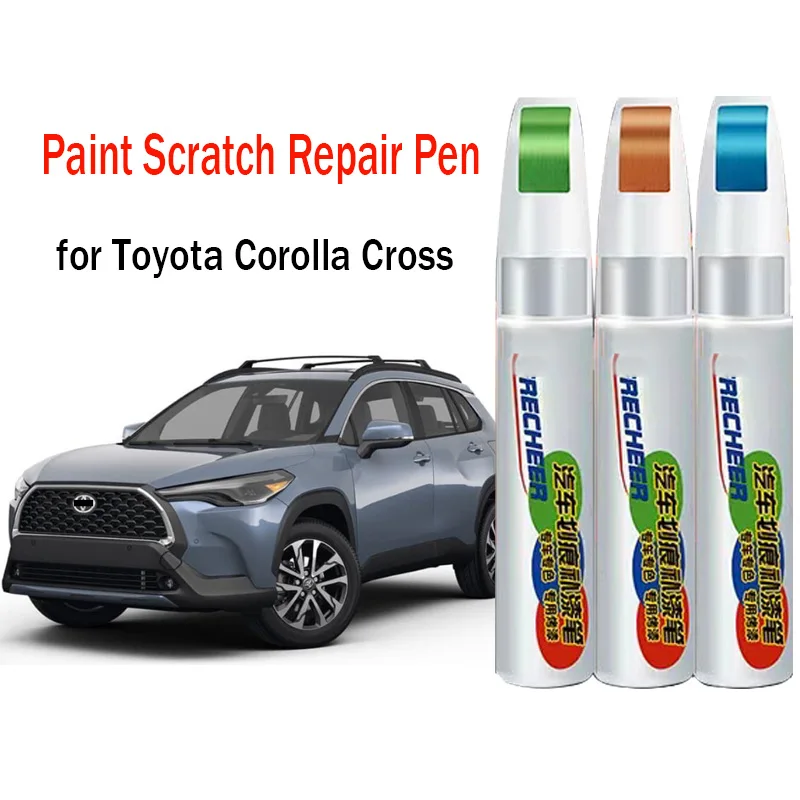 Car Paint Pen Scratch Repair Touch-Up Paint Pen for Toyota Corolla Cross Paint Scratch Remover Car Paint Care Accessories