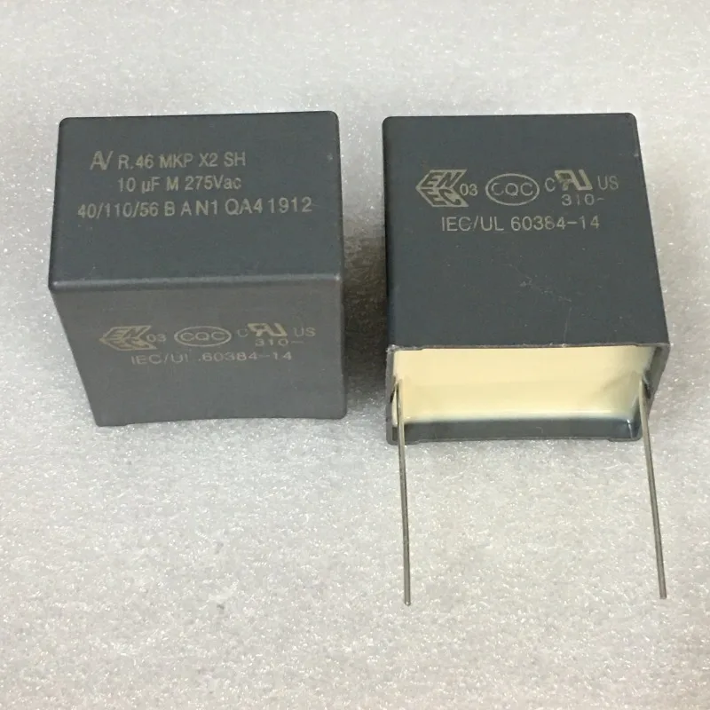 

5 шт./лот AV R.46 MKP серии 10 мкФ 275 В переменного тока медный контакт бесконечный конденсатор