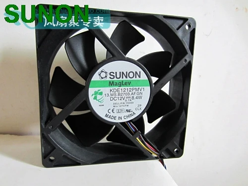 original For Sunon KDE1212PMV1 12cm 12V 8.4W chassis cooling fan For OPTIPLEX 745/755/760 YK550