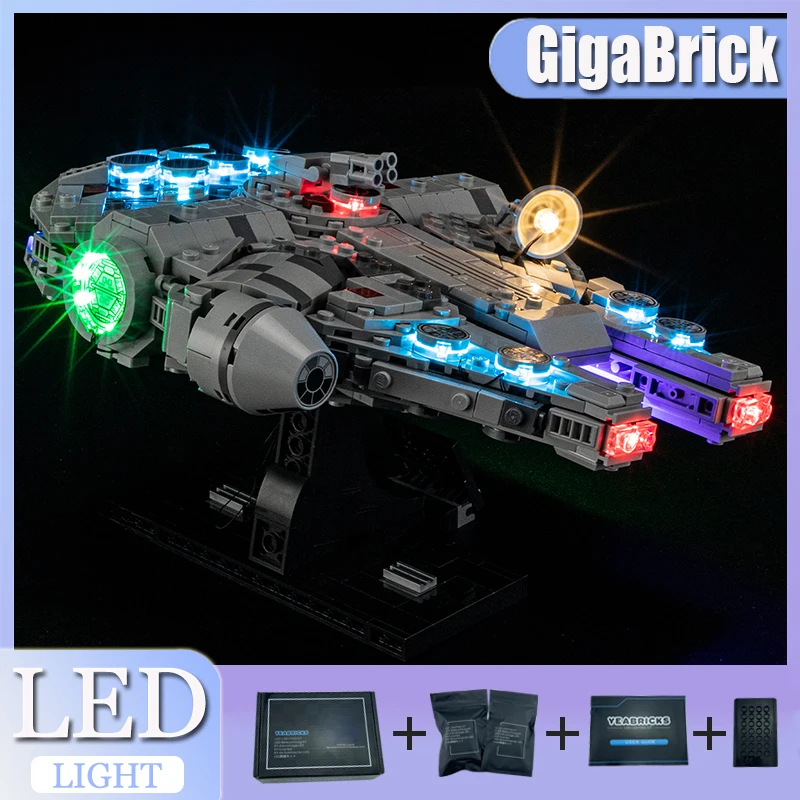 

DIY LED Light Kit For LEGO 75375 Millennium Falcon (Only LED Light,Without Blocks Model)
