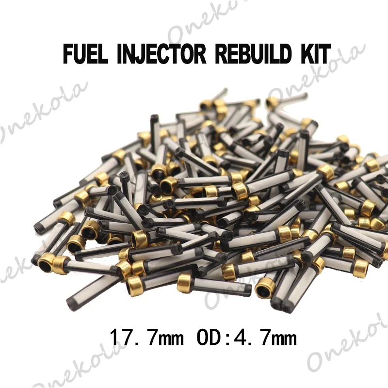 500pcs Free Shipping Fuel injector micro filter 17.7mm OD:4.7mm for Audi Volkswagen Bosch fuel injector ea888 06H906036G FJ1057