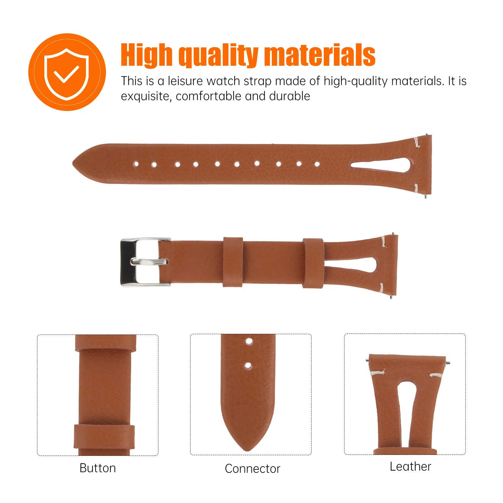 

1Pcs Watch Band 20mm Casual Fashion Replacement Strap Comfortable Durable Wristwatch Band Unisex Accessories