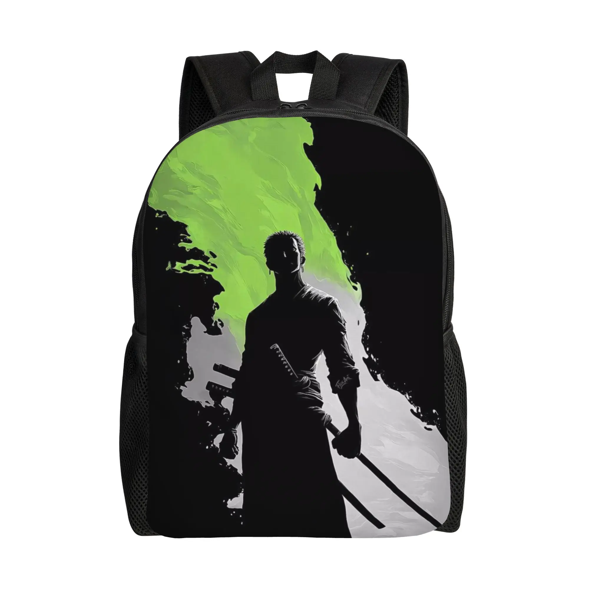 

Back to school season Harajuku Design Roronoa Zoro (2) Bookbag One Piece Teenager Backpack
