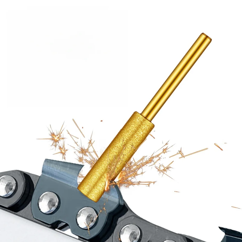 45-Piece Titanium-Plated Emery For Chainsaw Sharpener Kit for Maintaining Chain Cutting Performance Without Removing the Chain