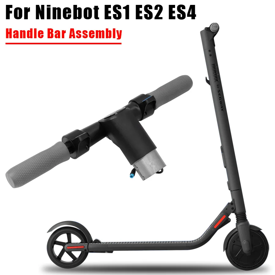 Aluminum Alloy Handlebar Assembly Easy to Install Electric Scooter Hand Grip Assembly Compatible for Segway Ninebot ES1 ES2 ES4