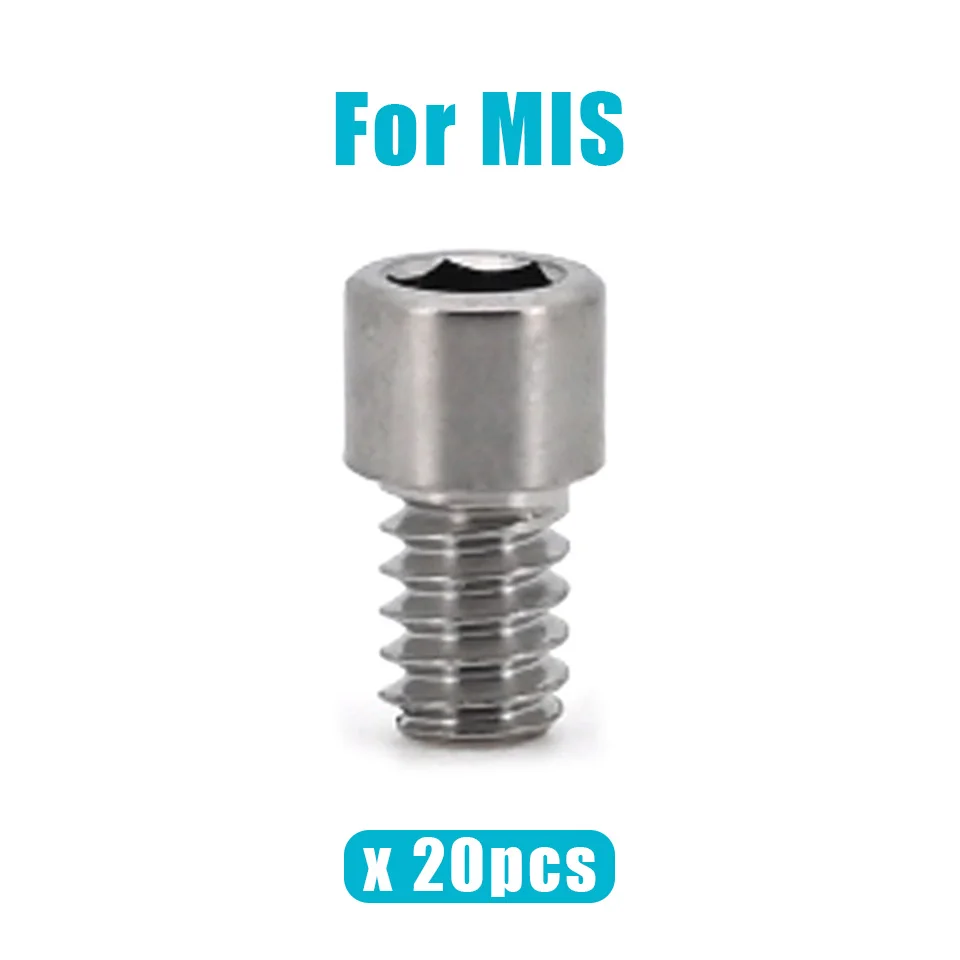 20 Pcs Precision Dental Bridge Screws Implant Restoration Healing Abutment Multi Size Pack Professional Durable Tool Parts