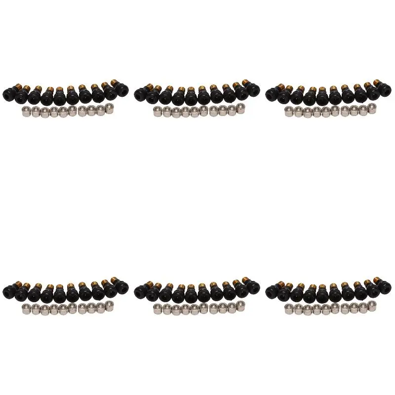 6Pack X(Electric Scooter Tubeless Tire Vacuum Valve 10Pcs Wheel Gas Valve for M365 Scooter Accessories