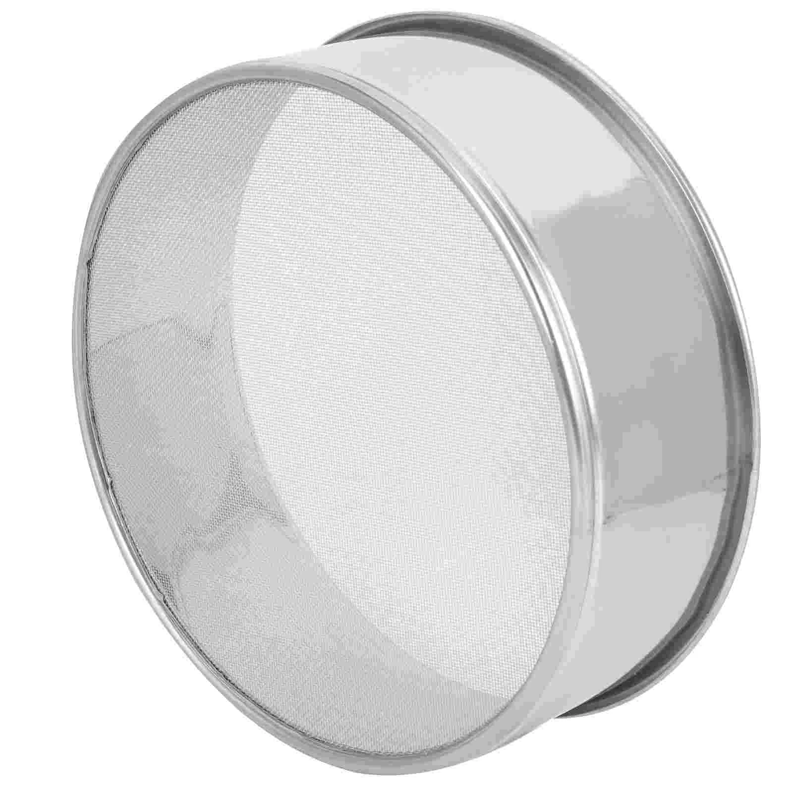 

Stainless Steel Sieve Soil Sifter Useful Garden Gadget Manual Strainer Household Wire Mesh