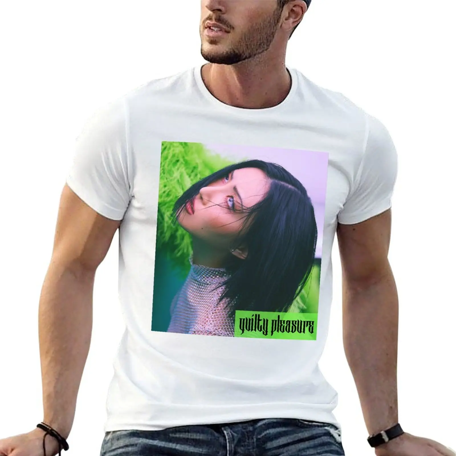 

(Single 100% t cotton luxury t T-Shirt Guilty album) man shirt brand cotton men shirt Pleasure HWASA