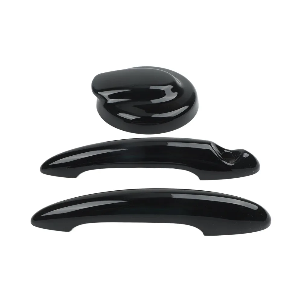 Car Maintenance Vehicle Enhancement Gloss Black for mini Accessories Scratch Shield ABS Plastic Material Gloss Black Finish