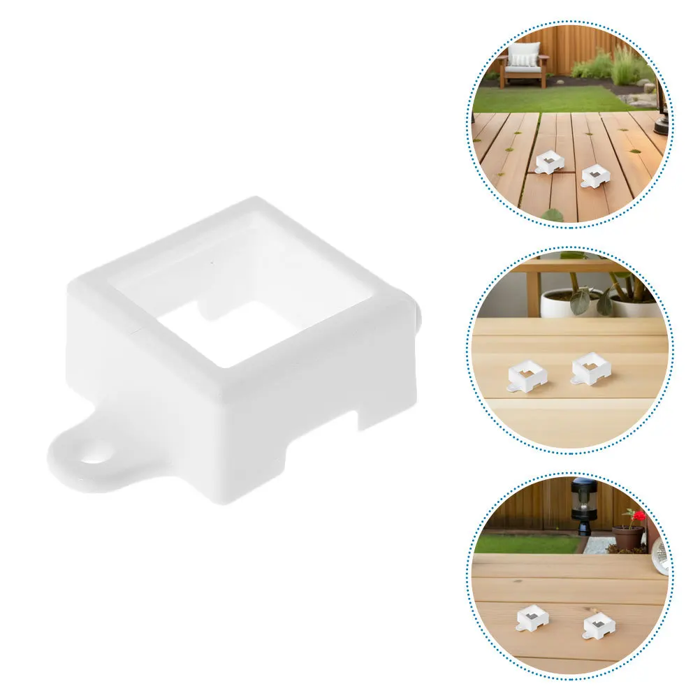 

10Pcs Outdoor LED Light Mounting Brackets Waterproof Plastic Clip Holder Strip Light Fixing Clips Garden Patio Holiday Lighting